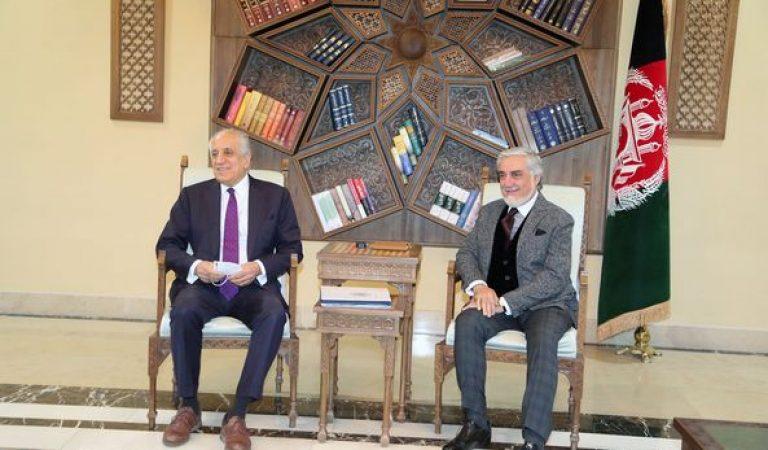 عبدالله او خلیلزاد: د تاوتریخوالي زیاتوالي د منلو نه دی