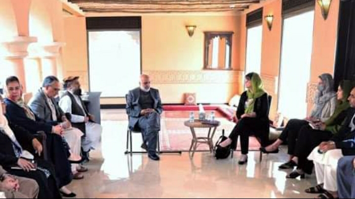 دوحه کې د ملګرو ملتونو پلاوي د افغان حکومت او طالبانو له مذاکراتي ټیمونو سره لیدلي دي.