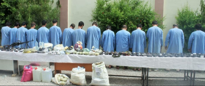 هرات کې په تېرو ۳ میاشتیو کې ۴۵۰ مجرمین نیول شوي