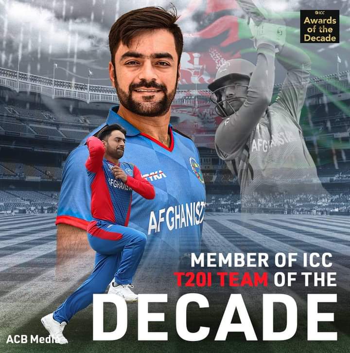 راشد خان د وروستۍ لسیزې د شل اوریزه کرکټ غوره لوبډلې کې د اخیستو له کبله له خپلو هیوادوالو مننه کړې.