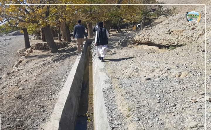 لوګر کې د اوبو ذخیره او یو کانال ګټې اخیستنې ته وسپارل شو