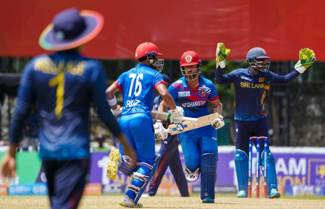 د افغانستان الف لوبډلې له سریلانکا څخه لوبه وګټله