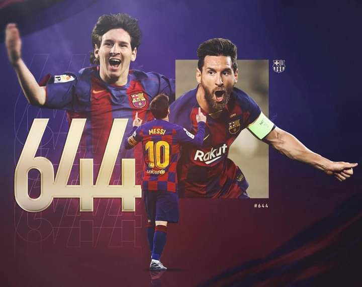 میسي د ډېرو ګولونو وهلو نوی ریکاډ جوړ کړ.