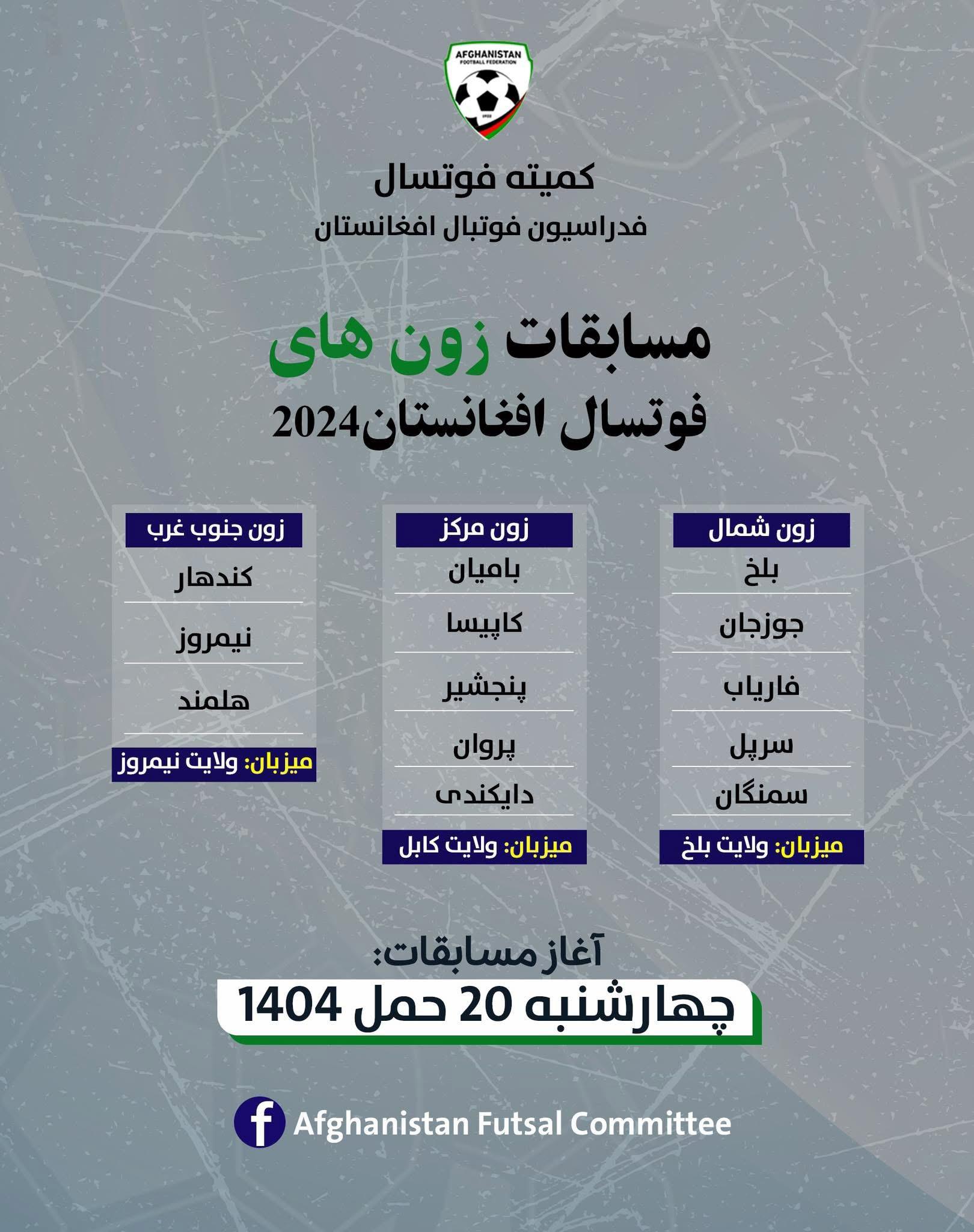 سبا د زونونو په کچه د فوټسال لوبې پیلېږي