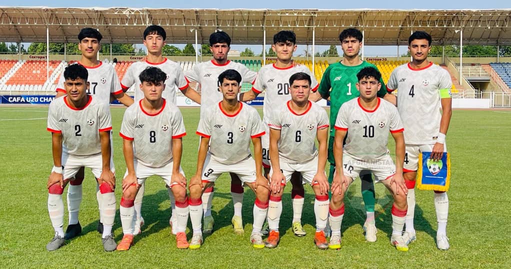 د افغانستان له ۲۰ کلنو کم‌عمره فوټبال لوبډلې له قرغیزستان ماتې وخوړه