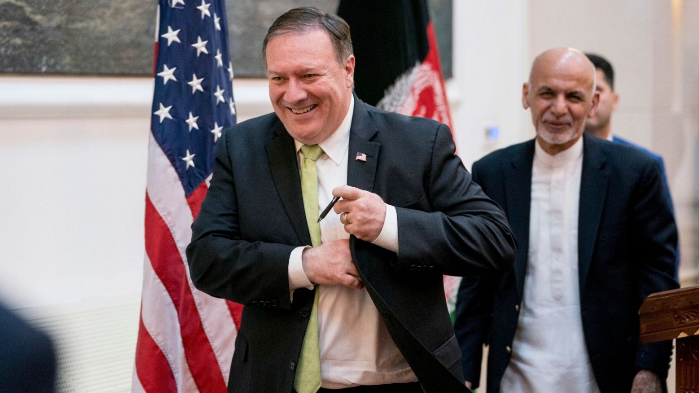 پامپیو: اشرف غني راته تر پوتین، کېم جونګ‌اون او شي جینپینګ هم بد و