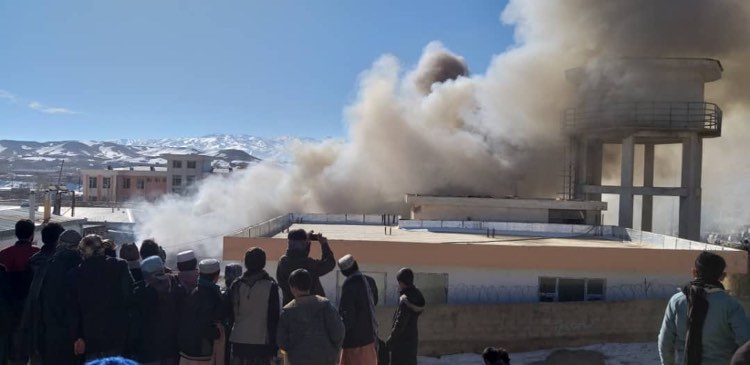 غور کې د کویډ ۱۹ روغتون سوځیدلی