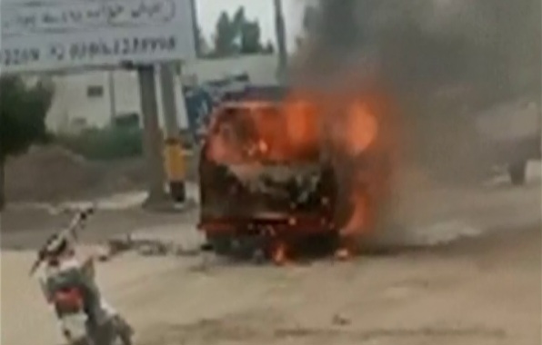 پنجاب کې په یوه موټر کې اورلګېدنې ۷ کسان وژلي