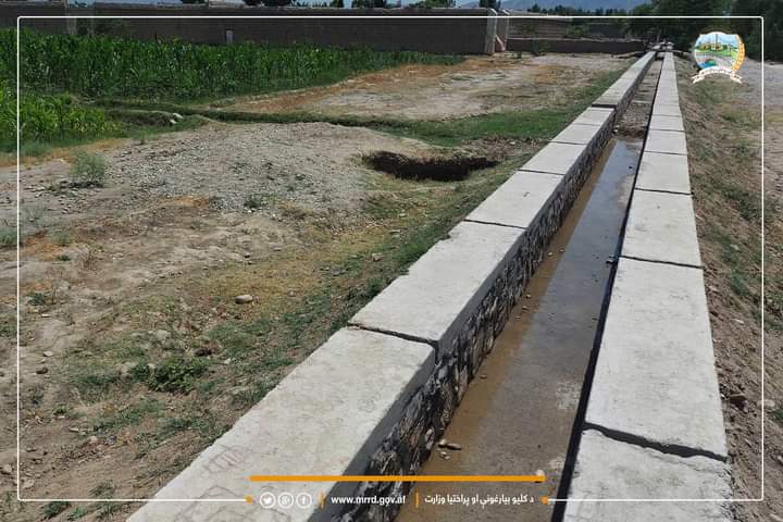په ننګرهار کې ۱۹۳۰ متره اوږد کانال جوړ شو