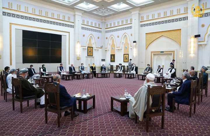 له سیاسي رهبرانو سره د ولسمشر غني ناسته؛ له ولسي ملاتړ نه دې اعظمي ګټه واخیستل شي.