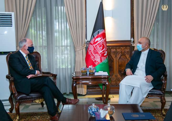 امریکا: افغان حکومت سره له همکاریو مخ نه ګرځوو