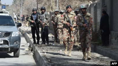 بلوچستان کې چاودنې اتو سرتېرو ته مرګ ژوبله اړولې