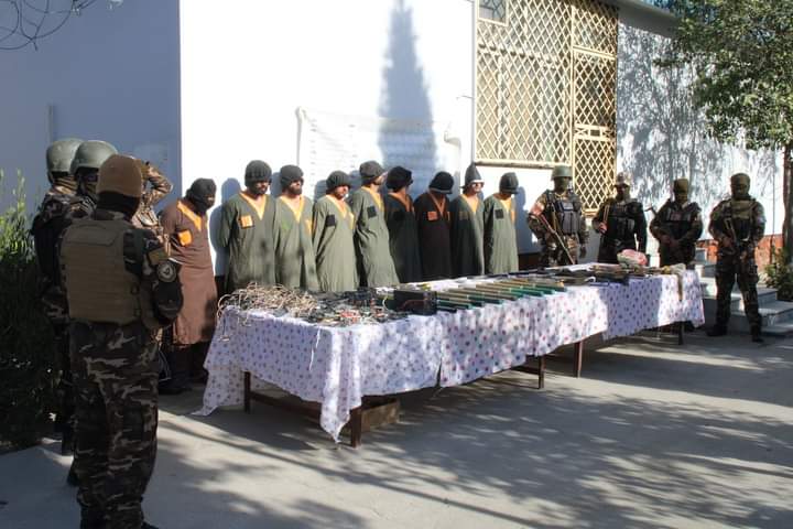 لغمان کې د څلور وسله والو په ګډون نهه تنه نور د جلا جرمونو په تړاو نیول شوي.